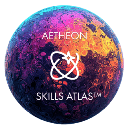Logo: AETHEON Skills Atlas (TM)
